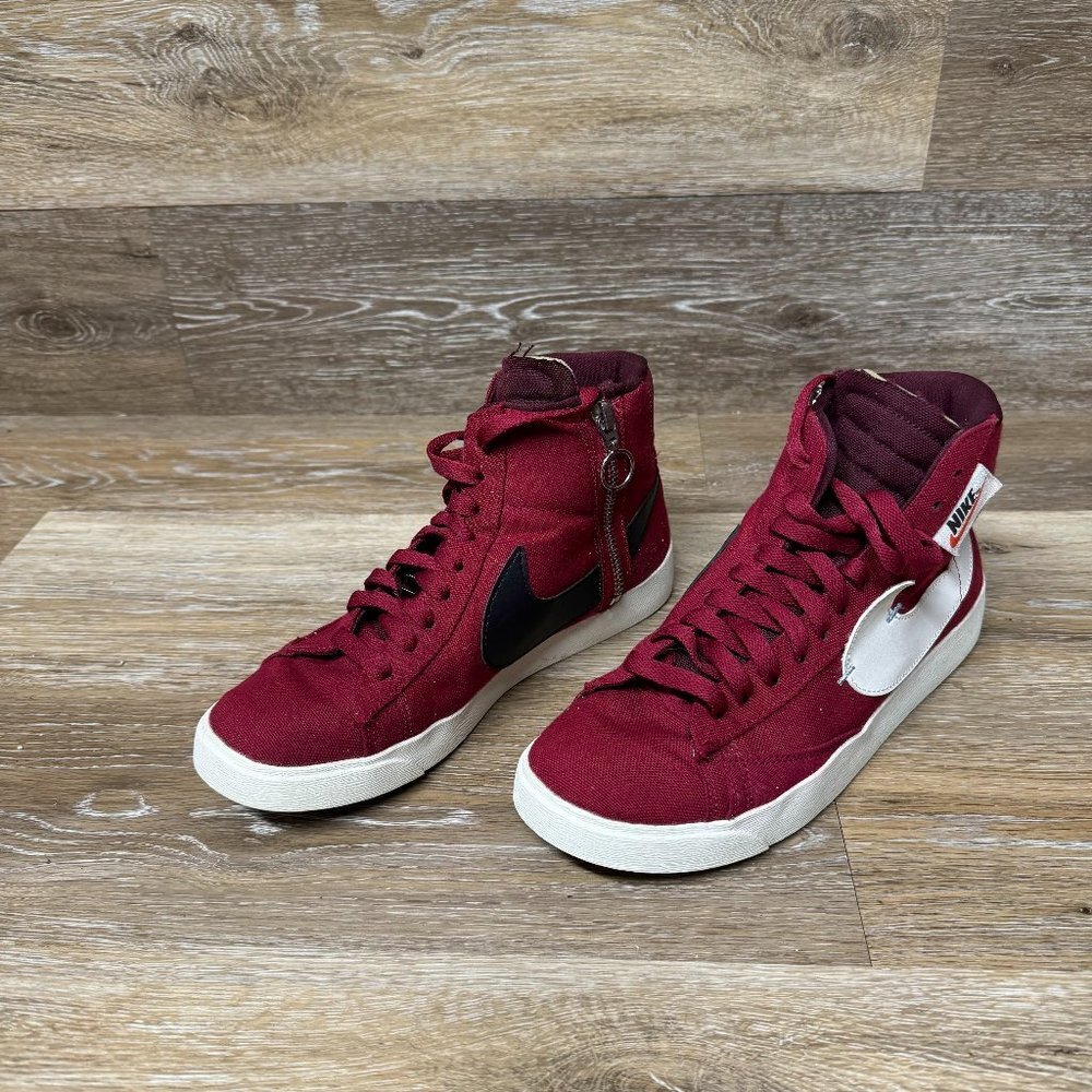 Nike Blazer Mid Rebel Women's Shoe in Noble Red Size 8